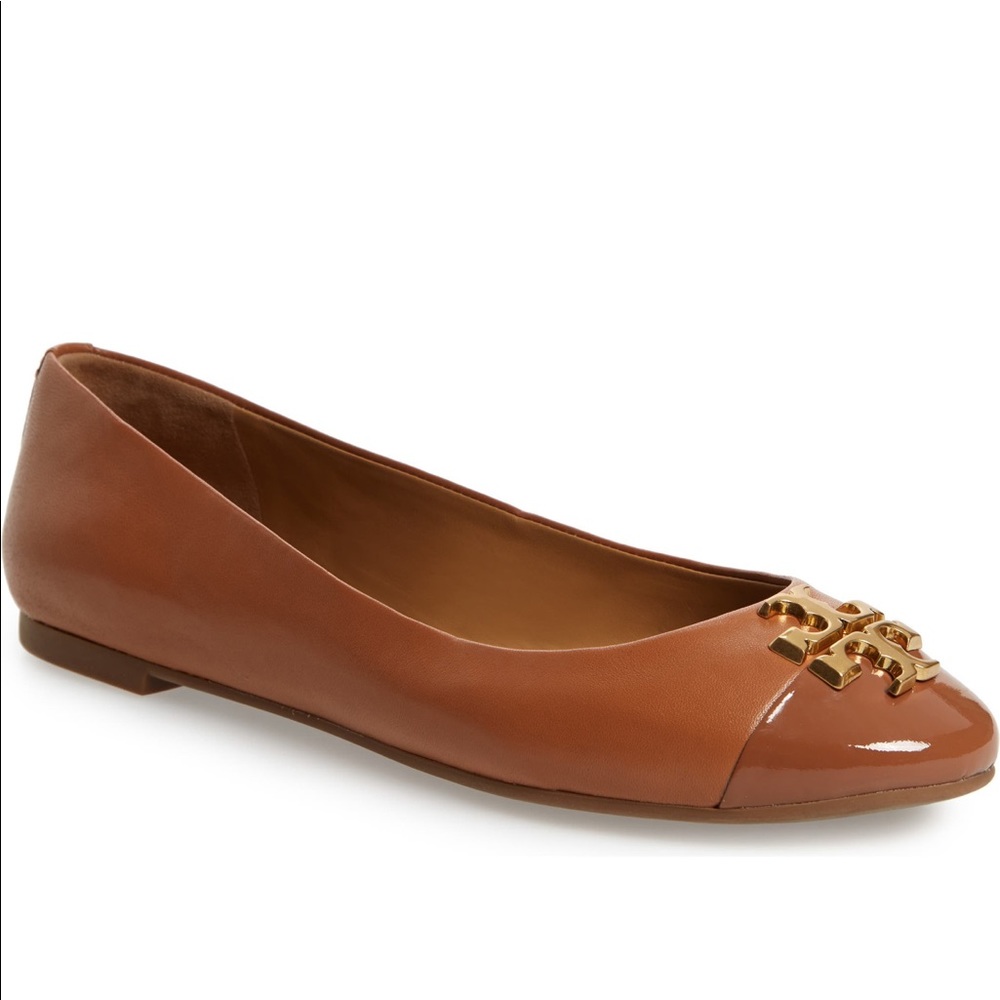 Tory Burch Everly Cap Toe Ballet Flats - Size 7.5